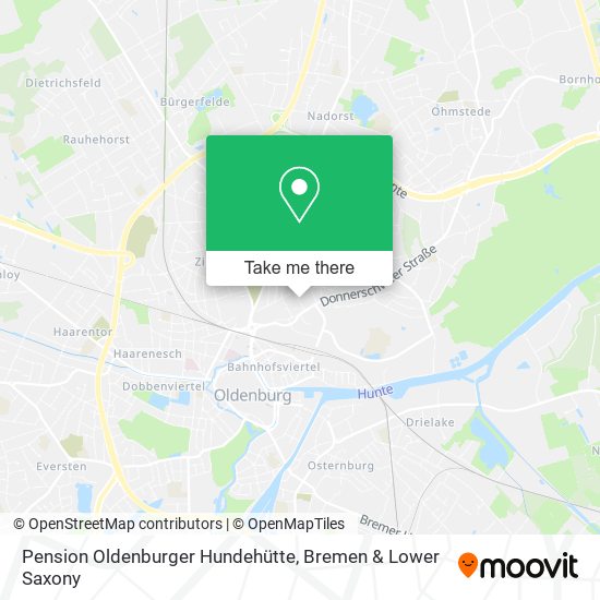 Pension Oldenburger Hundehütte map