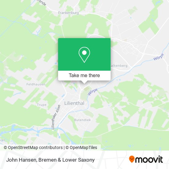 John Hansen map