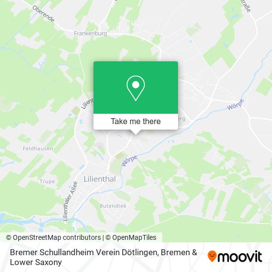Bremer Schullandheim Verein Dötlingen map