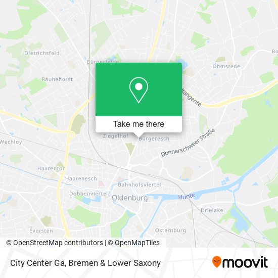 City Center Ga map