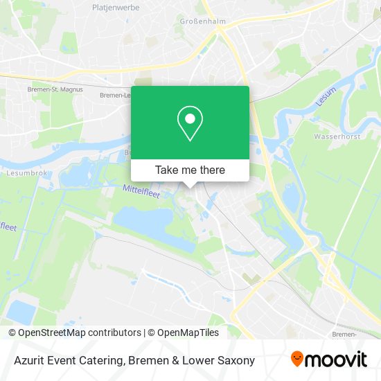 Azurit Event Catering map