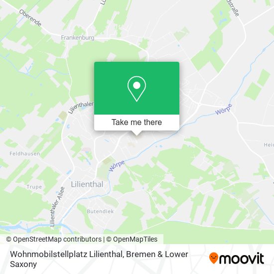 Wohnmobilstellplatz Lilienthal map