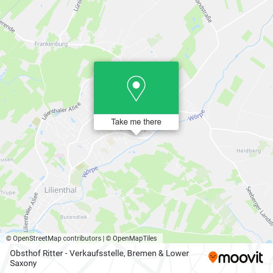 Obsthof Ritter - Verkaufsstelle map