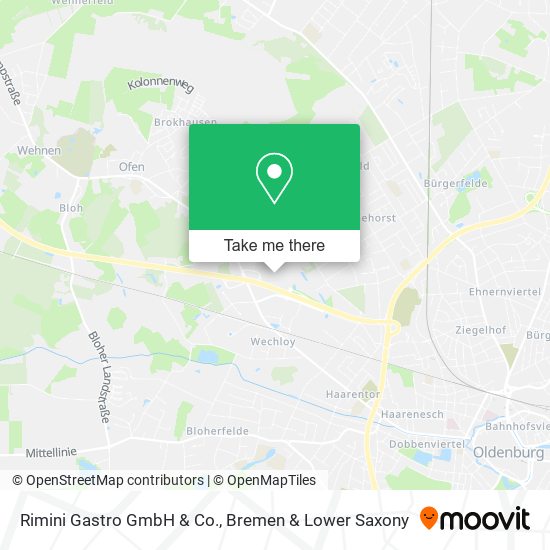 Rimini Gastro GmbH & Co. map
