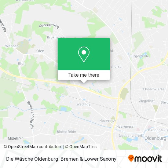 Die Wäsche Oldenburg map