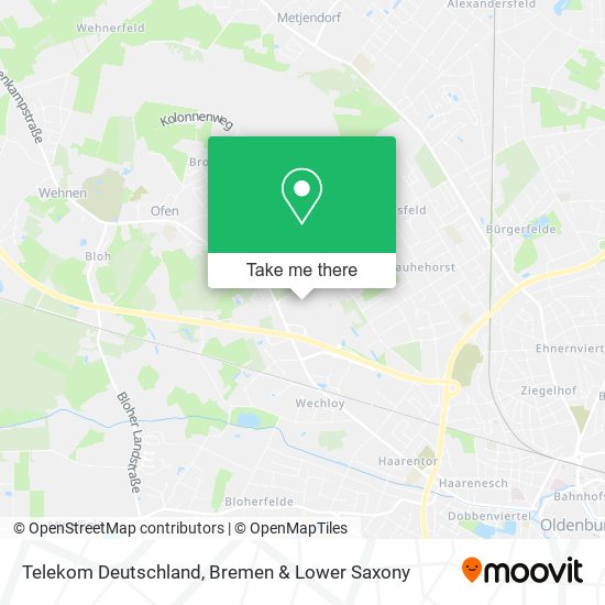 Telekom Deutschland map