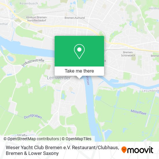 Weser Yacht Club Bremen e.V. Restaurant / Clubhaus map