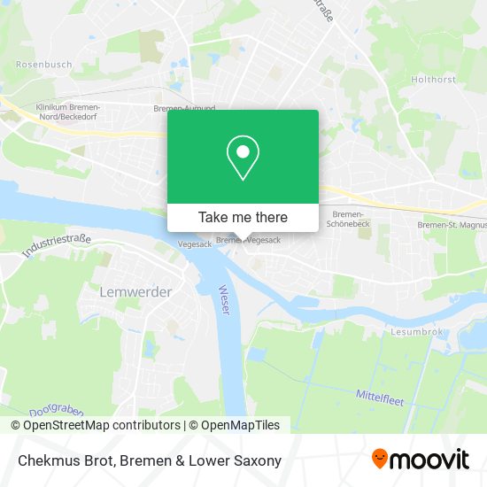 Chekmus Brot map