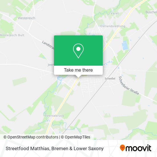 Streetfood Matthias map