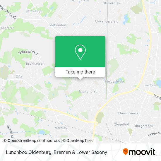 Lunchbox Oldenburg map