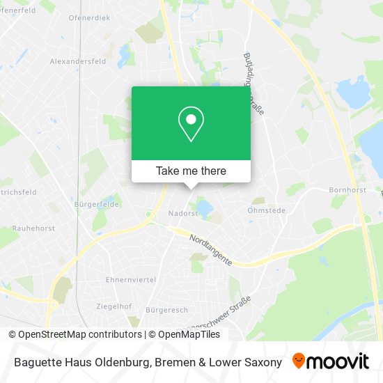Baguette Haus Oldenburg map
