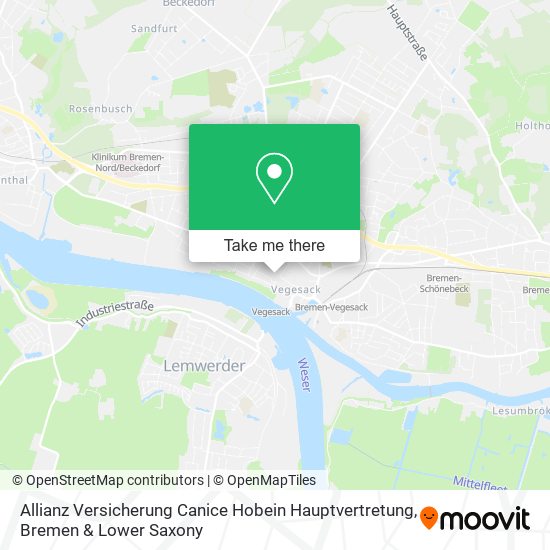 Allianz Versicherung Canice Hobein Hauptvertretung map