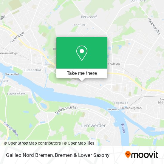 Galileo Nord Bremen map