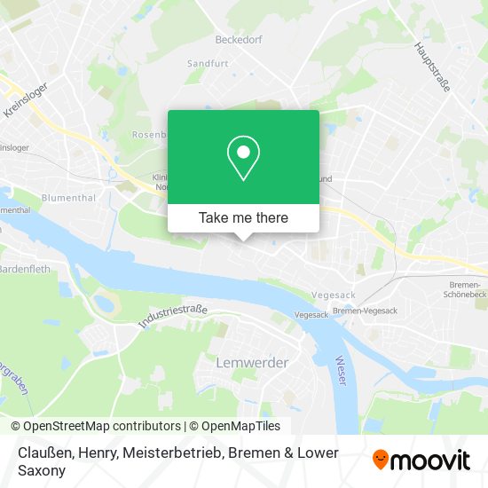Claußen, Henry, Meisterbetrieb map
