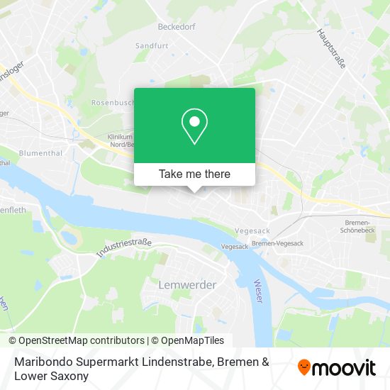 Maribondo Supermarkt Lindenstrabe map