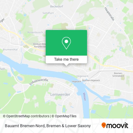 Bauamt Bremen-Nord map