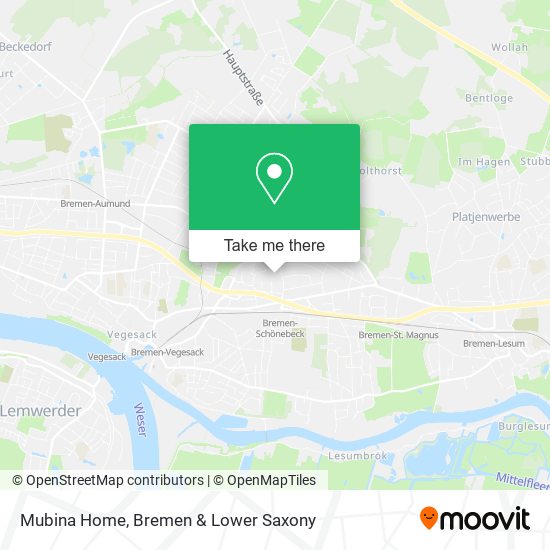Mubina Home map