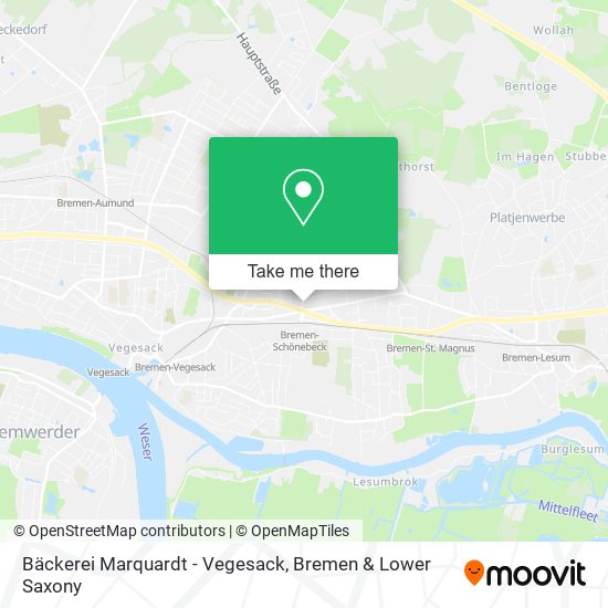 Bäckerei Marquardt - Vegesack map