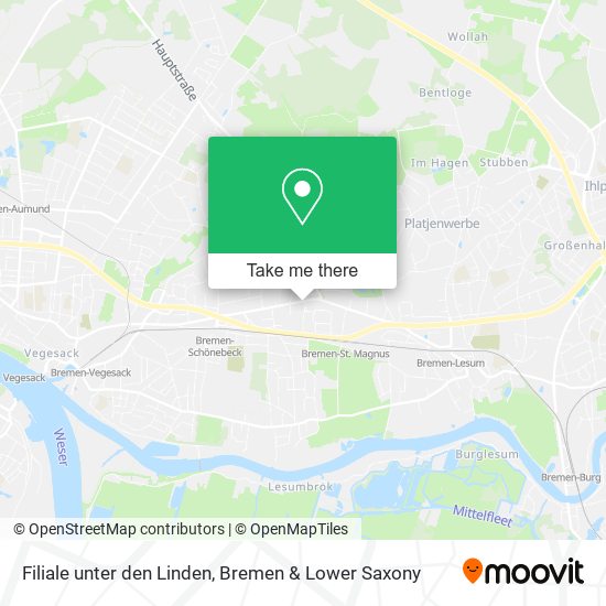 Filiale unter den Linden map