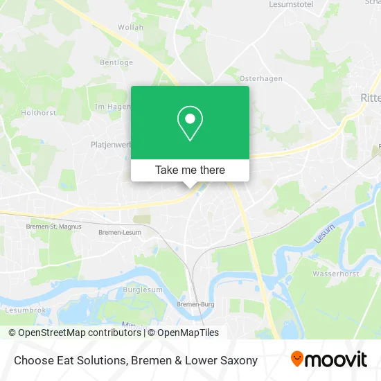 Карта Choose Eat Solutions