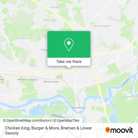 Карта Chicken King, Burger & More
