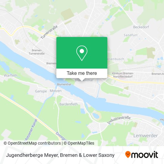 Jugendherberge Meyer map