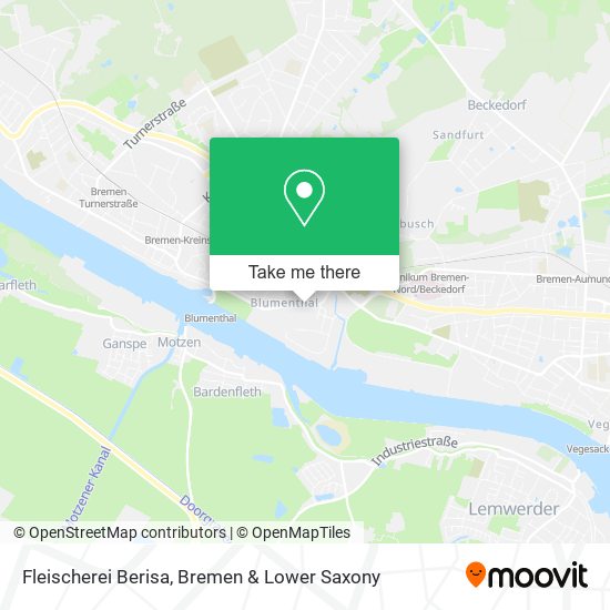 Fleischerei Berisa map