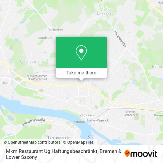 Карта Mkm Restaurant Ug Haftungsbeschränkt