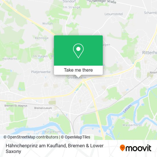 Hähnchenprinz am Kaufland map