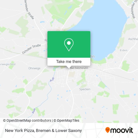 New York Pizza map