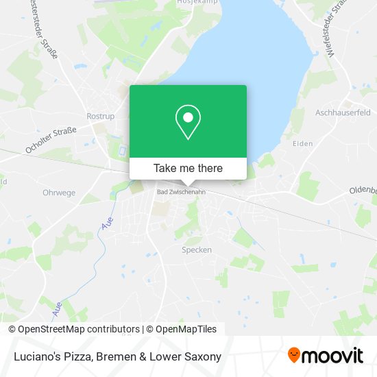 Luciano's Pizza map