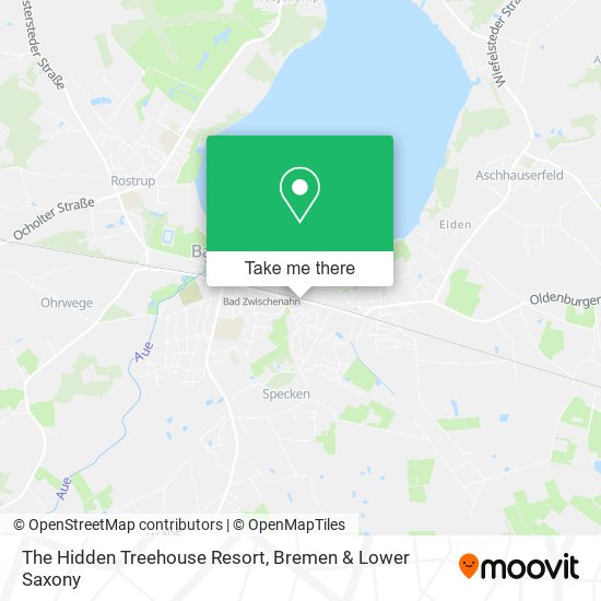 The Hidden Treehouse Resort map