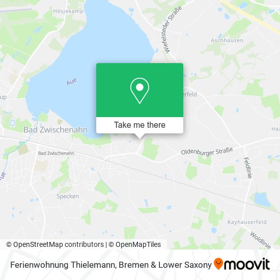 Ferienwohnung Thielemann map