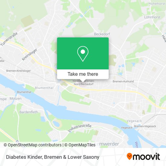 Diabetes Kinder map
