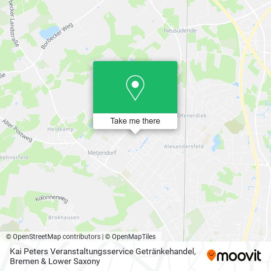 Kai Peters Veranstaltungsservice Getränkehandel map