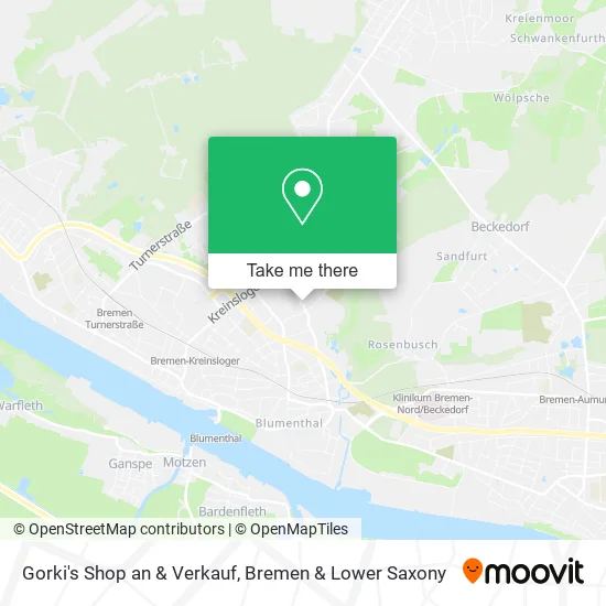 Карта Gorki's Shop an & Verkauf