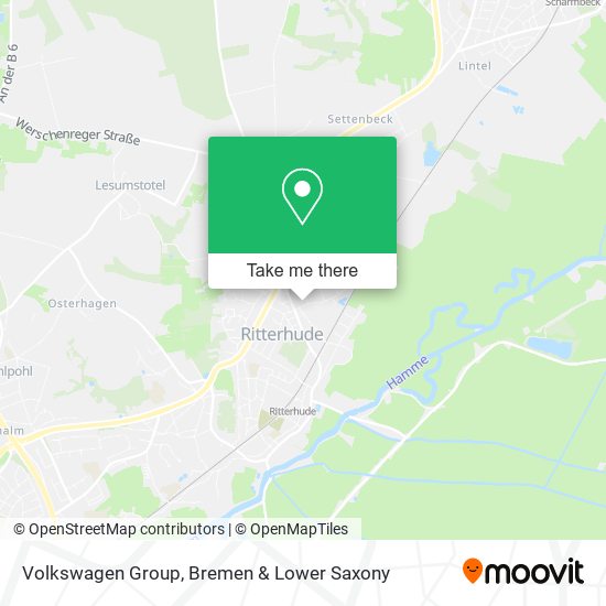 Volkswagen Group map