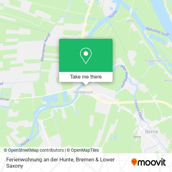 Ferienwohnung an der Hunte map