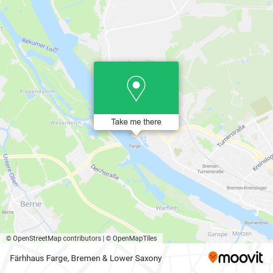 Färhhaus Farge map
