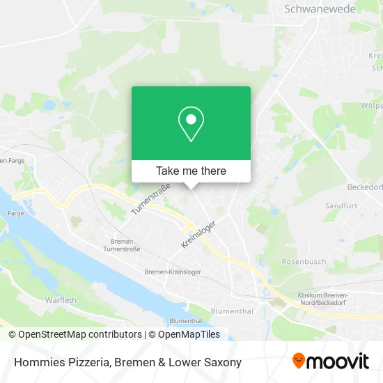 Карта Hommies Pizzeria
