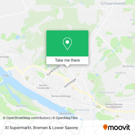 Xl Supermarkt map