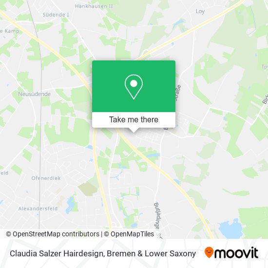 Claudia Salzer Hairdesign map