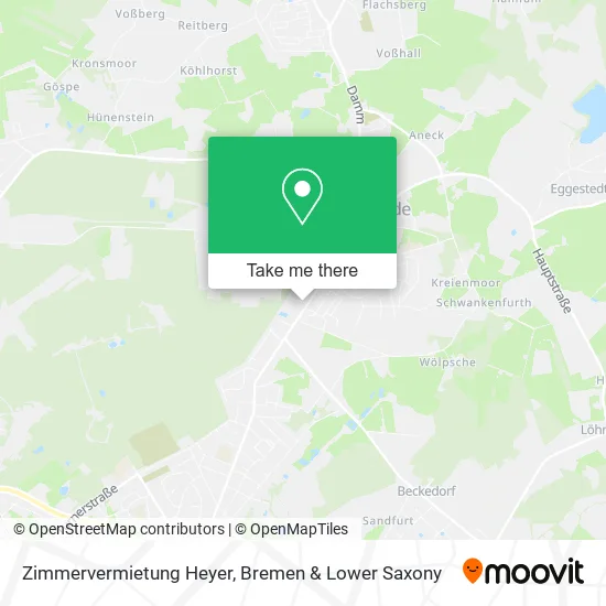 Карта Zimmervermietung Heyer