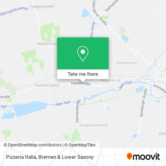 Pizzeria Italia map