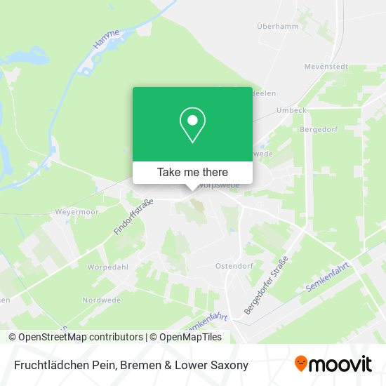 Fruchtlädchen Pein map