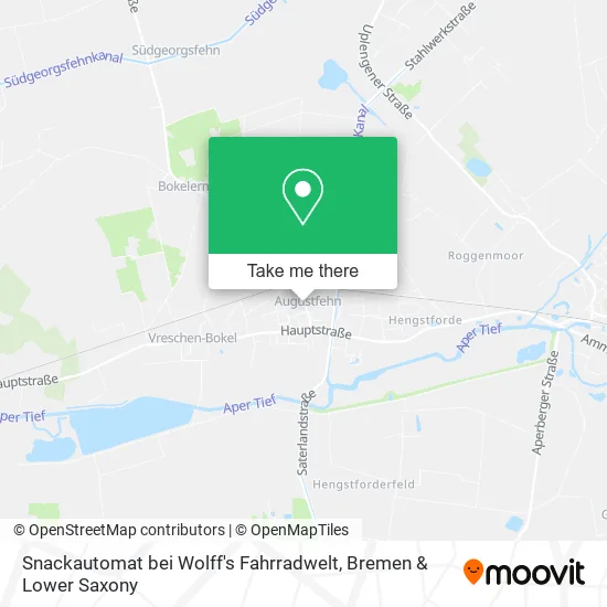 Карта Snackautomat bei Wolff's Fahrradwelt