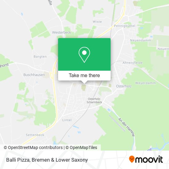 Balli Pizza map