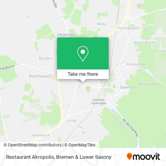 Restaurant Akropolis map
