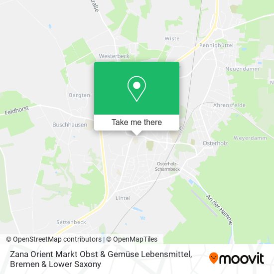 Zana Orient Markt Obst & Gemüse Lebensmittel map