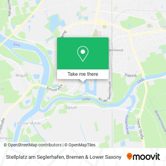 Stellplatz am Seglerhafen map